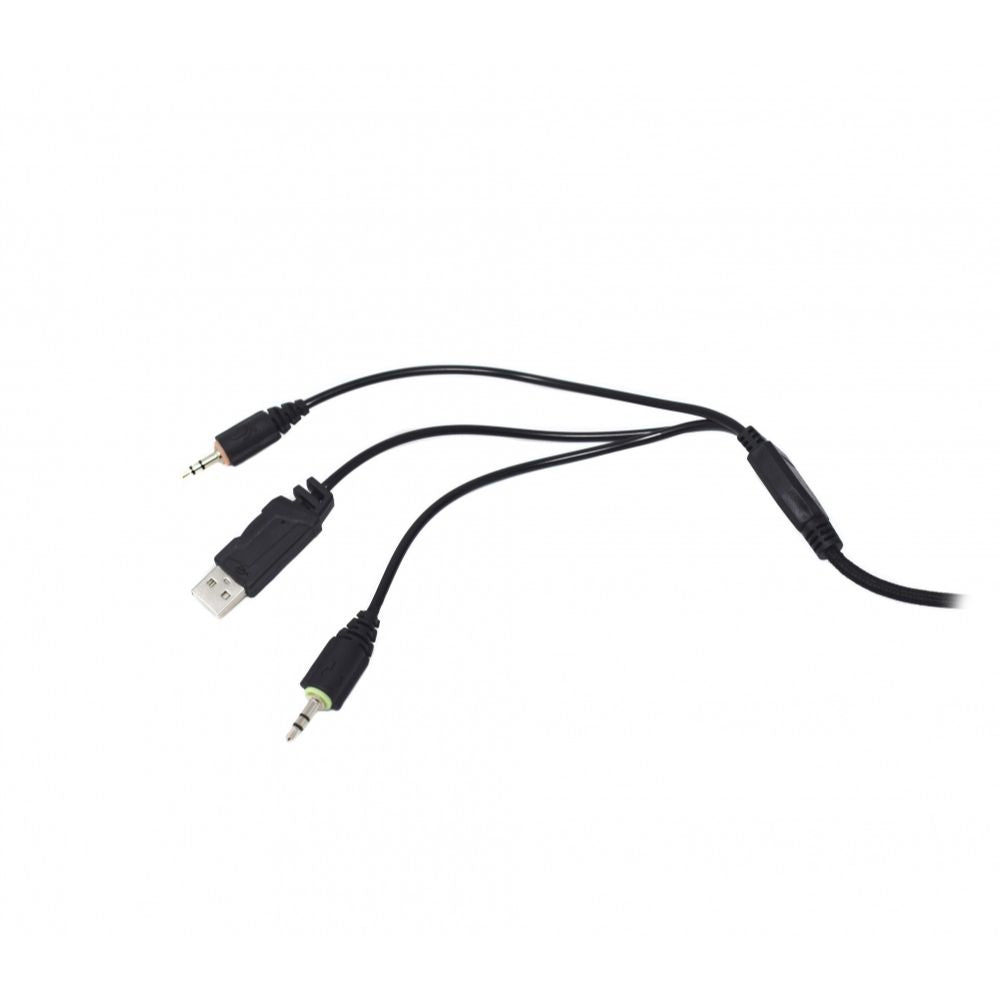 Audifonos Gamer Naceb NA-0311 Negro | Diadema | 3.5 mm | 2 m | Micrófono