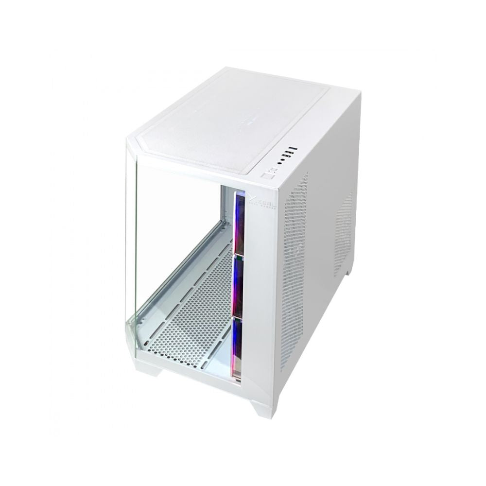 Gabinete Xzeal XZ150 Blanco | Midi-Tower | ATX Micro-ATX | 4 Ventiladores