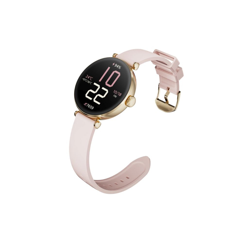 Smartwatch Kieslect Pura Rosa | Ultra Delgado | AMOLED 1.19" | Llamadas Bluetooth | Salud Femenina
