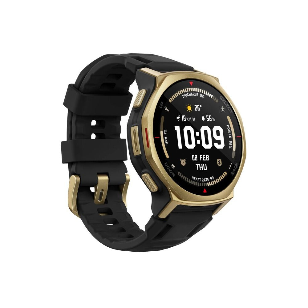 Smartwatch Amazfit T-Rex 3 Pro 44mm Negro Dorado | Rugerizado | AMOLED | GPS Multibanda