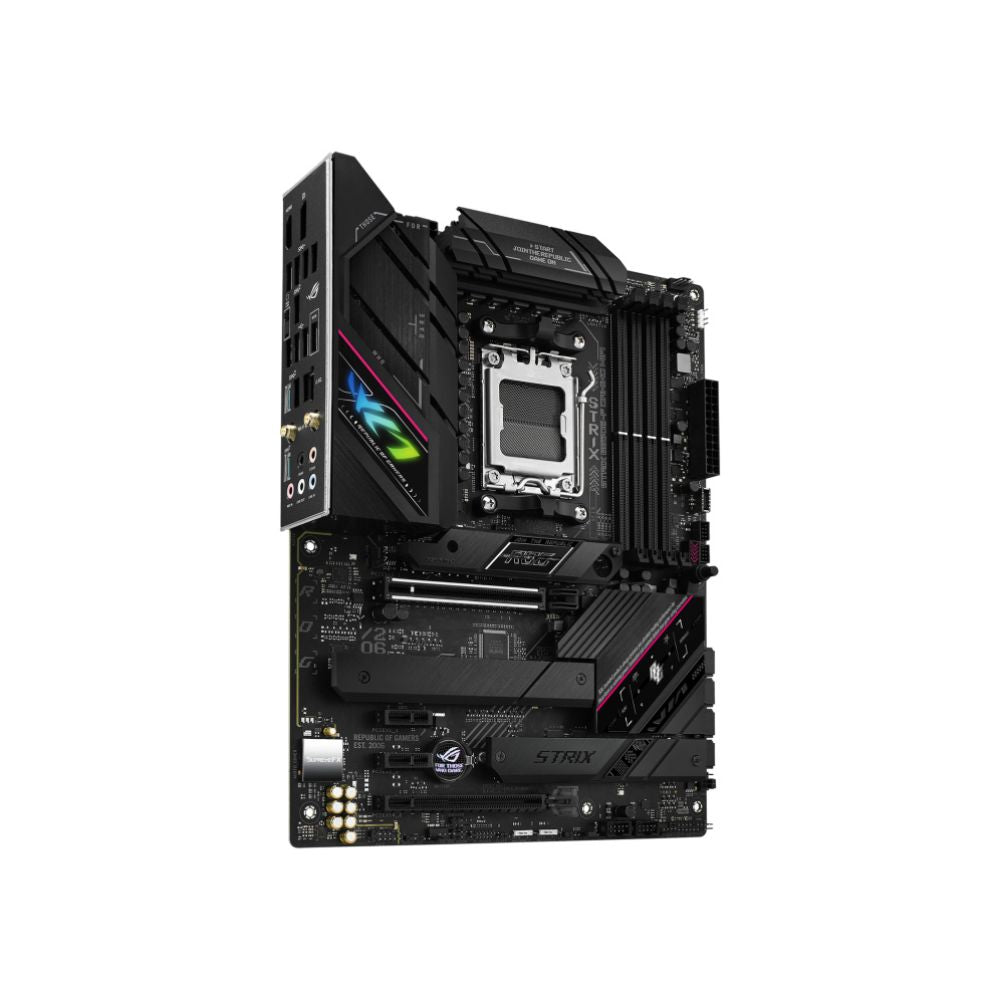 Tarjeta Madre ASUS ROG Strix B650E-F GAMING WIFI ATX Socket AM5 AMD B650 128GB DDR5 HDMI/DP para AMD