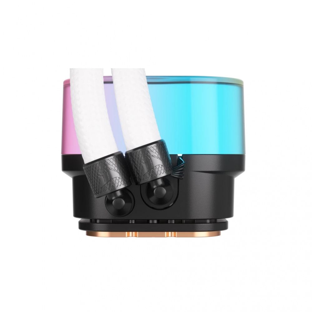 Enfriamiento Líquido Corsair iCUE Link H100i RGB AIO CPU 240mm 2x120mm hasta 2400RPM Blanco