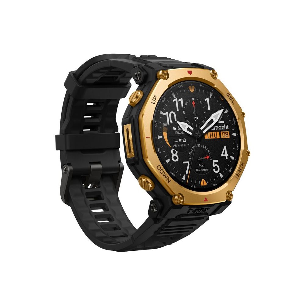 Smartwatch Amazfit T-Rex 3 Pro Dorado | Rugerizado | 48 mm | AMOLED | GPS Multibanda