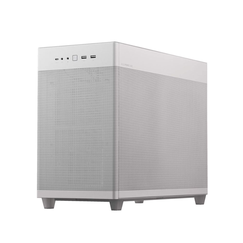 Gabinete ASUS Prime AP201 Blanco | Micro Tower | Micro-ATX/Mini-ITX | USB 3.0 | Sin Fuente