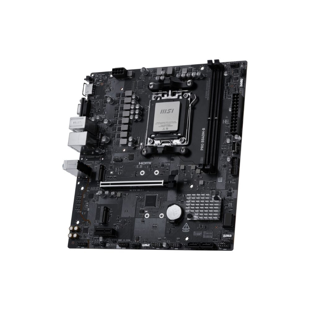 Tarjeta Madre MSI PRO B840M-B | Micro-ATX | AM5 | DDR5 128GB | HDMI