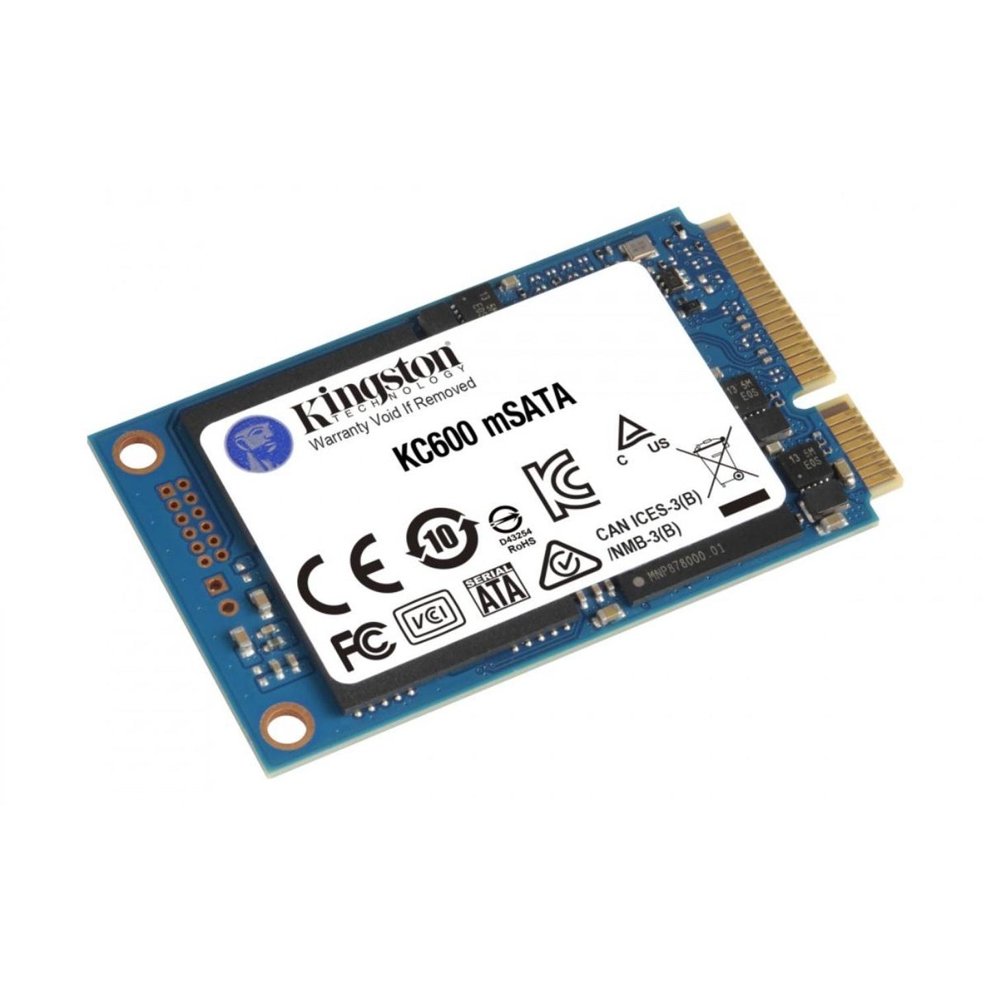 SSD Kingston KC600, 256GB, SATA III, mSATA