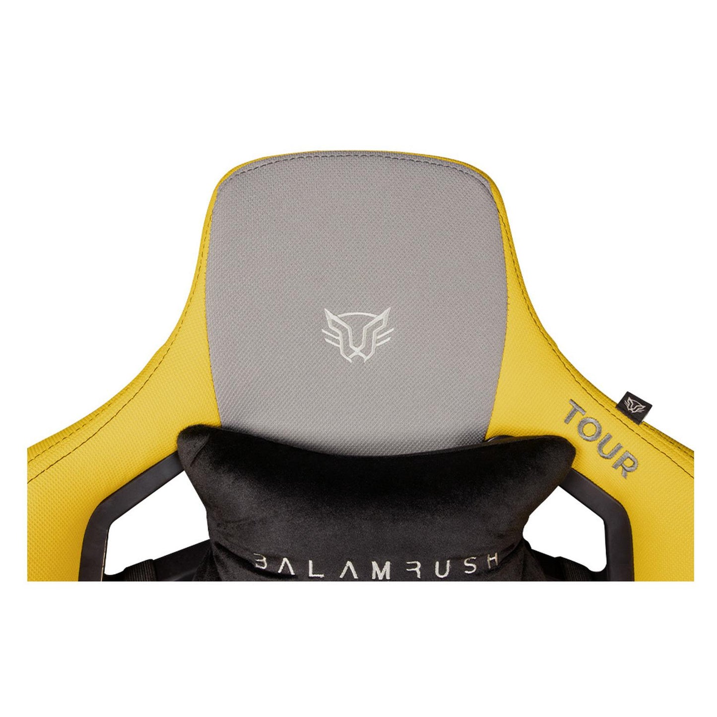 Balam Rush Silla Gamer Thunder Tour, hasta 150Kg, Gris/Amarillo