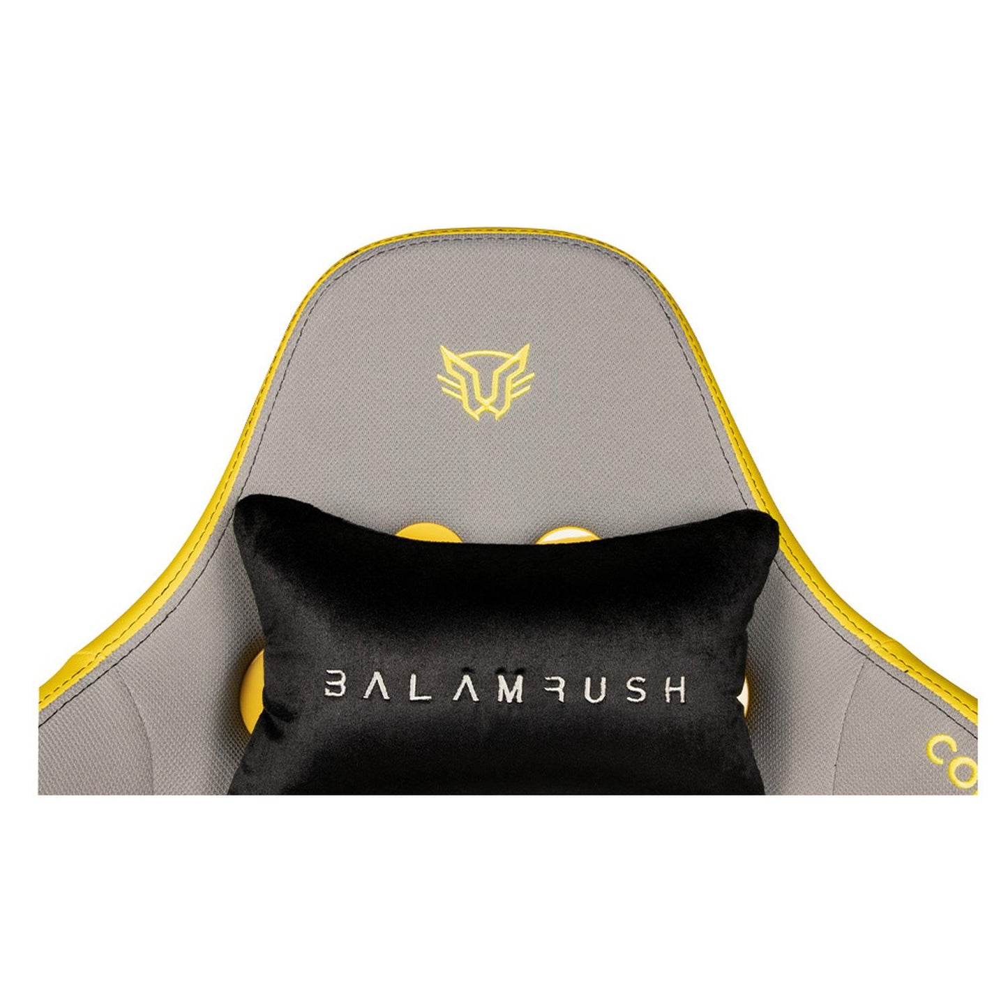 Balam Rush Silla Gamer Thunder Comp, hasta 150Kg, Amarillo/Gris