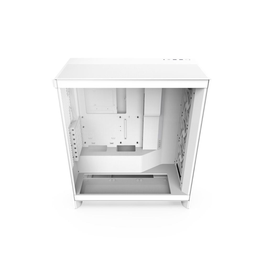 Gabinete NZXT H7 Flow 2024, Midi-Tower, ATX/EATX/Micro-ATX/Mini-ITX, USB 3.0, sin Fuente, 3 Ventiladores Instalados, Blanco