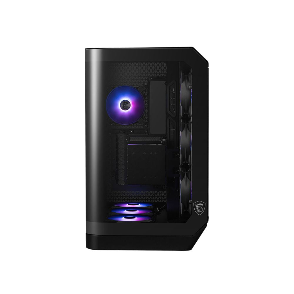 Gabinete MSI MAG PANO 120R PZ Negro | Midi Tower | Micro-ATX/Mini-ITX | USB 3.0 | Sin Fuente | 1 Ventilador