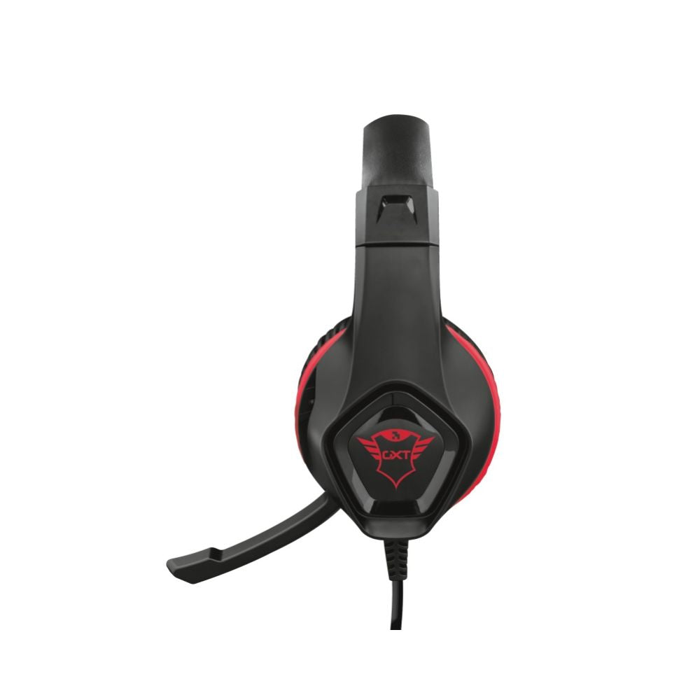 Audifonos Gamer Trust GXT 404R Rana Negro/Rojo | In-Ear | 3.5 mm | 1 m | Micrófono