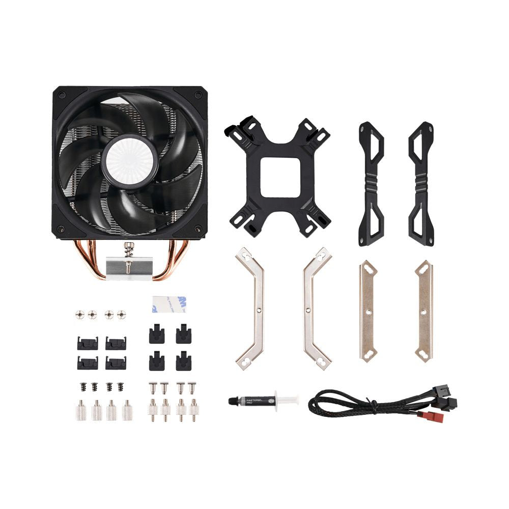 Disipador CPU Cooler Master Hyper 212 EVO V2 120mm hasta 1800RPM Negro
