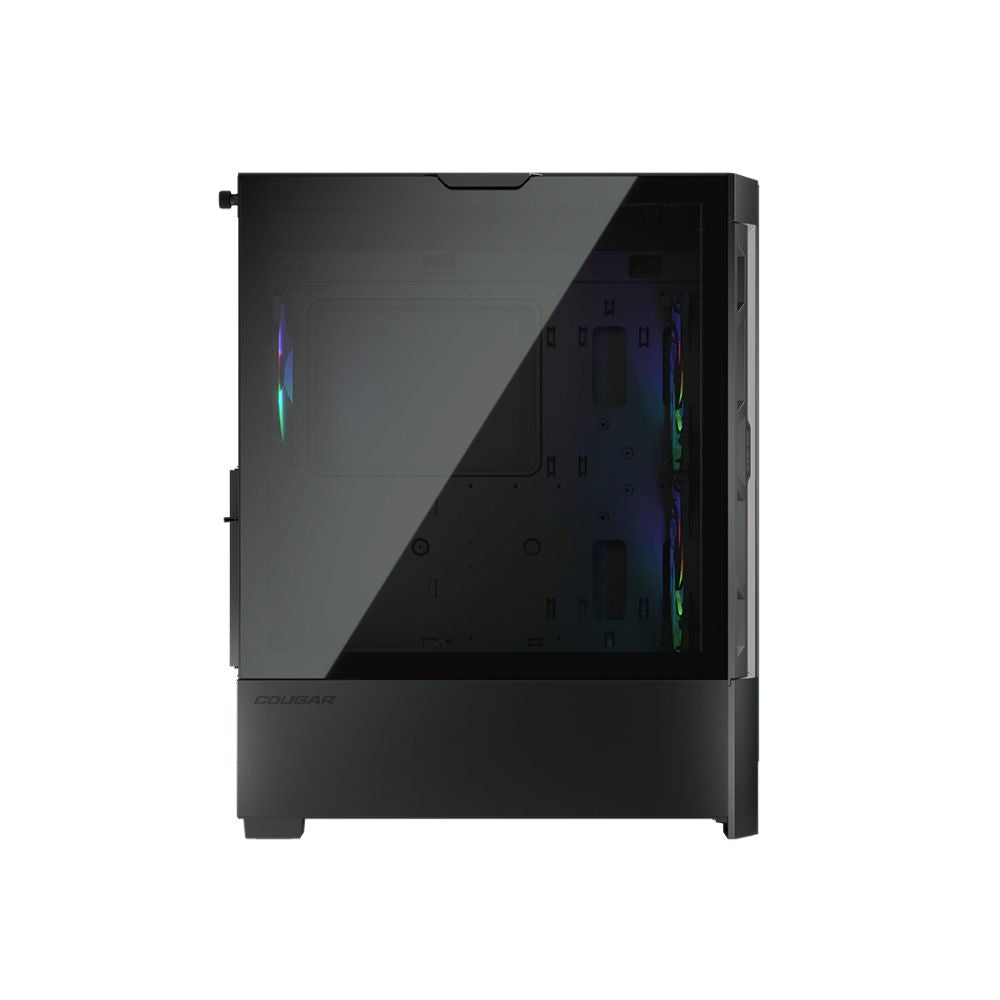 Gabinete Cougar Duoface RGB, Midi-Tower, ATX/CEB/EATX/Micro-ATX/Mini-ITX, USB 2.0/3.0, sin Fuente, 3 Ventiladores Instalados, Negro