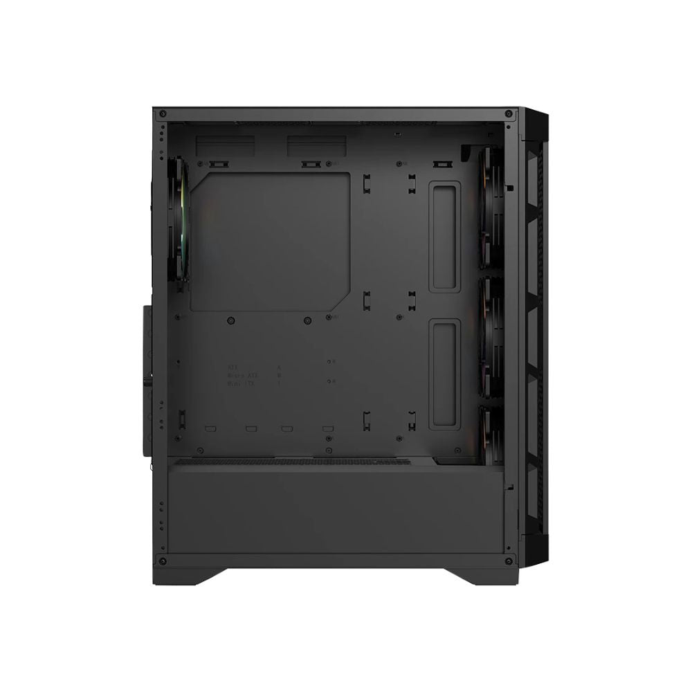 Gabinete Balam Rush Carbono Twin Mate 5000 Negro | Midi Tower | ATX/Micro-ATX/Mini-ITX | USB 2.0/3.0 | Sin Fuente | 4 Ventiladores