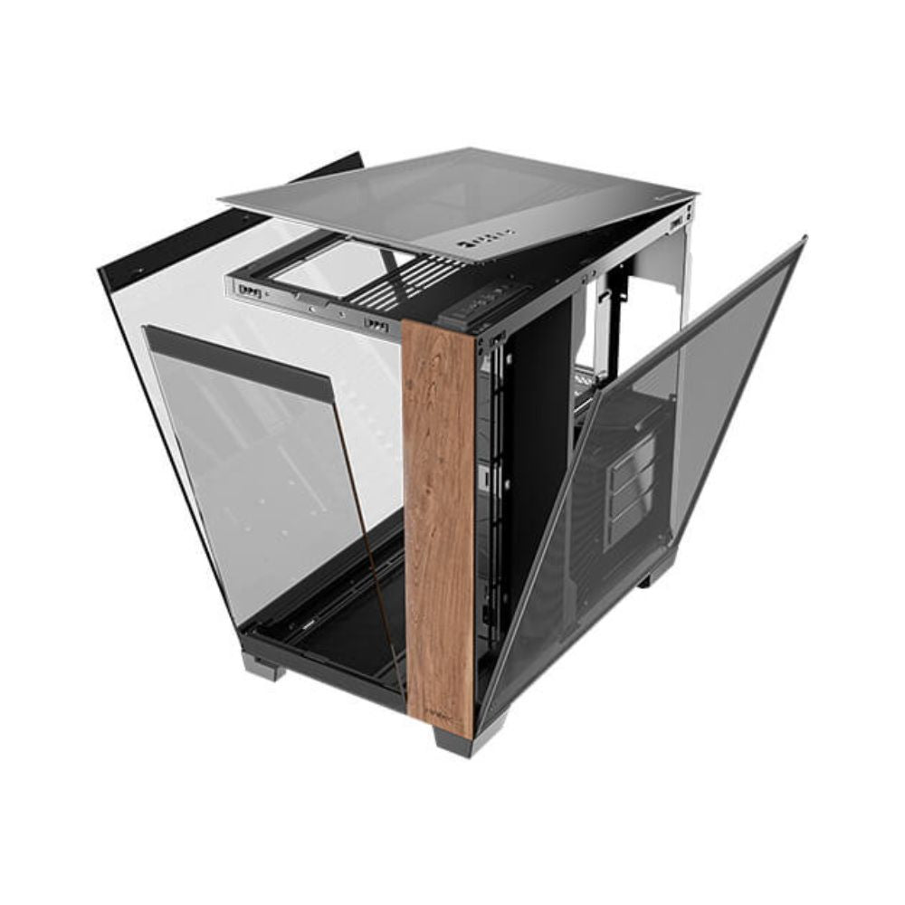 Gabinete Antec C8 WOOD, Full Tower, ATX/EATX/Micro-ATX/Mini-ITX, USB 3.0, sin Fuente, sin Ventiladores Instalados, Negro