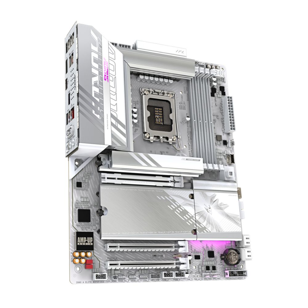 Tarjeta Madre Gigabyte Z890 AORUS ELITE WIFI7 ICE ATX LGA 1851 Intel Z890 256GB DDR5 HDMI/DP para Intel