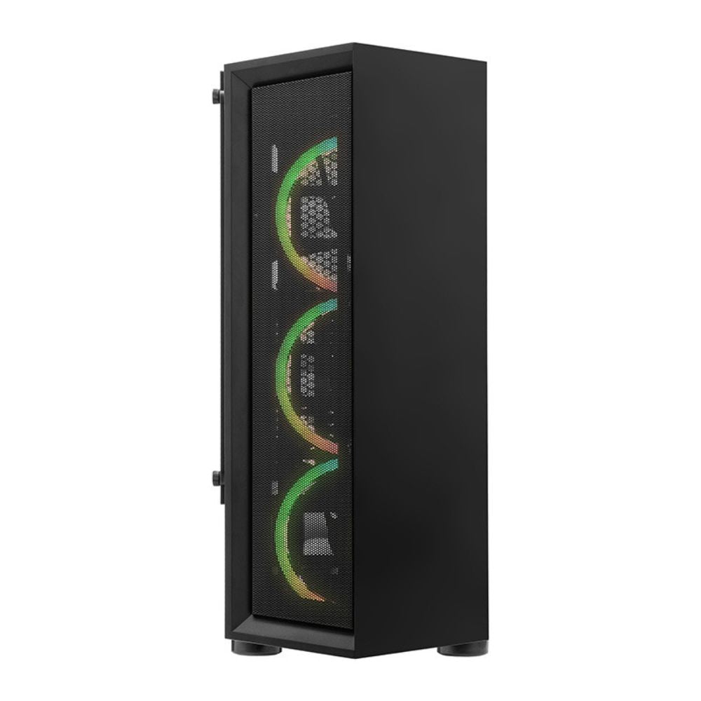 Gabinete Yeyian Ventle Master Midi-Tower Micro ATX/ATX ARGB USB 2.0/3.0 Negro