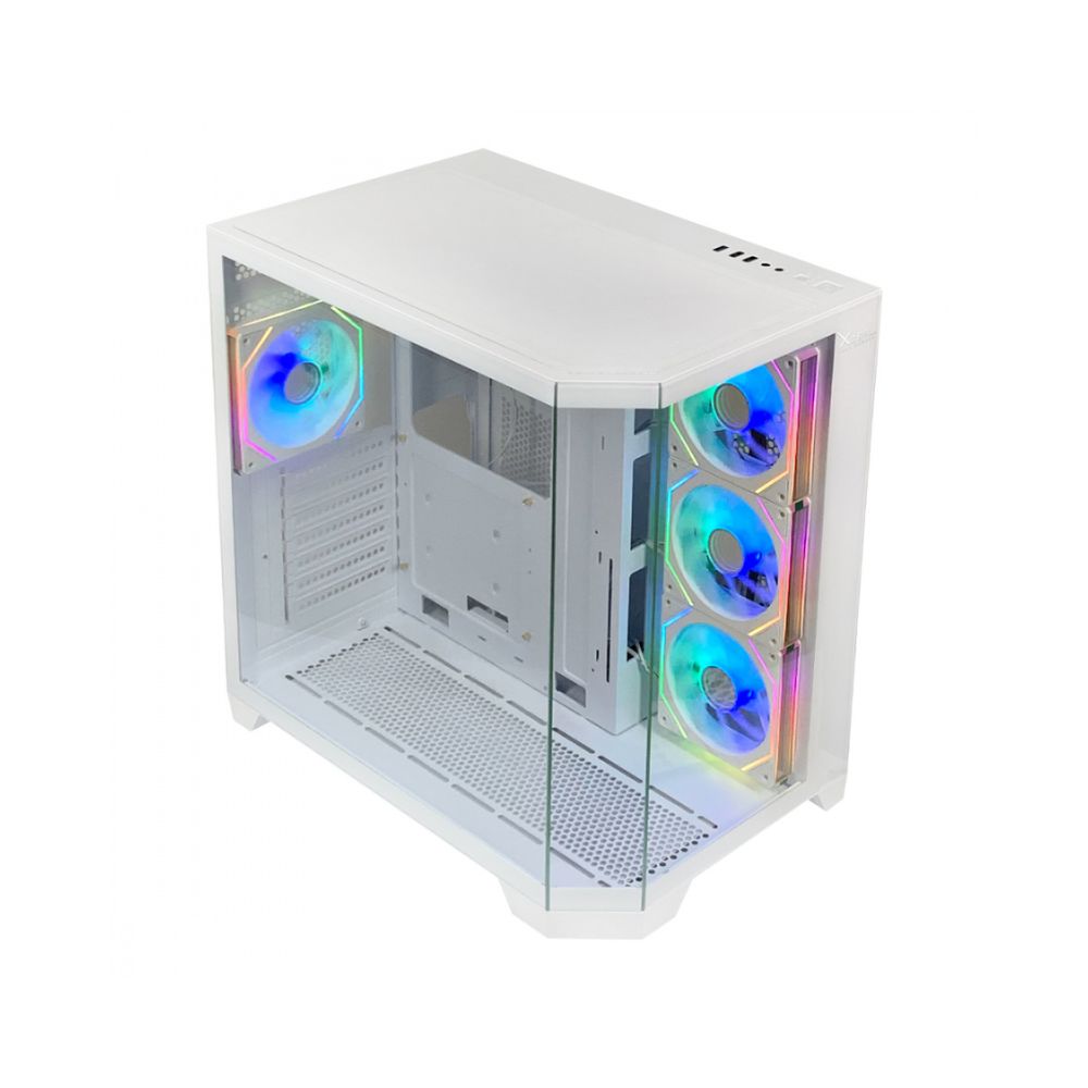 Gabinete Xzeal XZ150 Blanco | Midi-Tower | ATX Micro-ATX | 4 Ventiladores