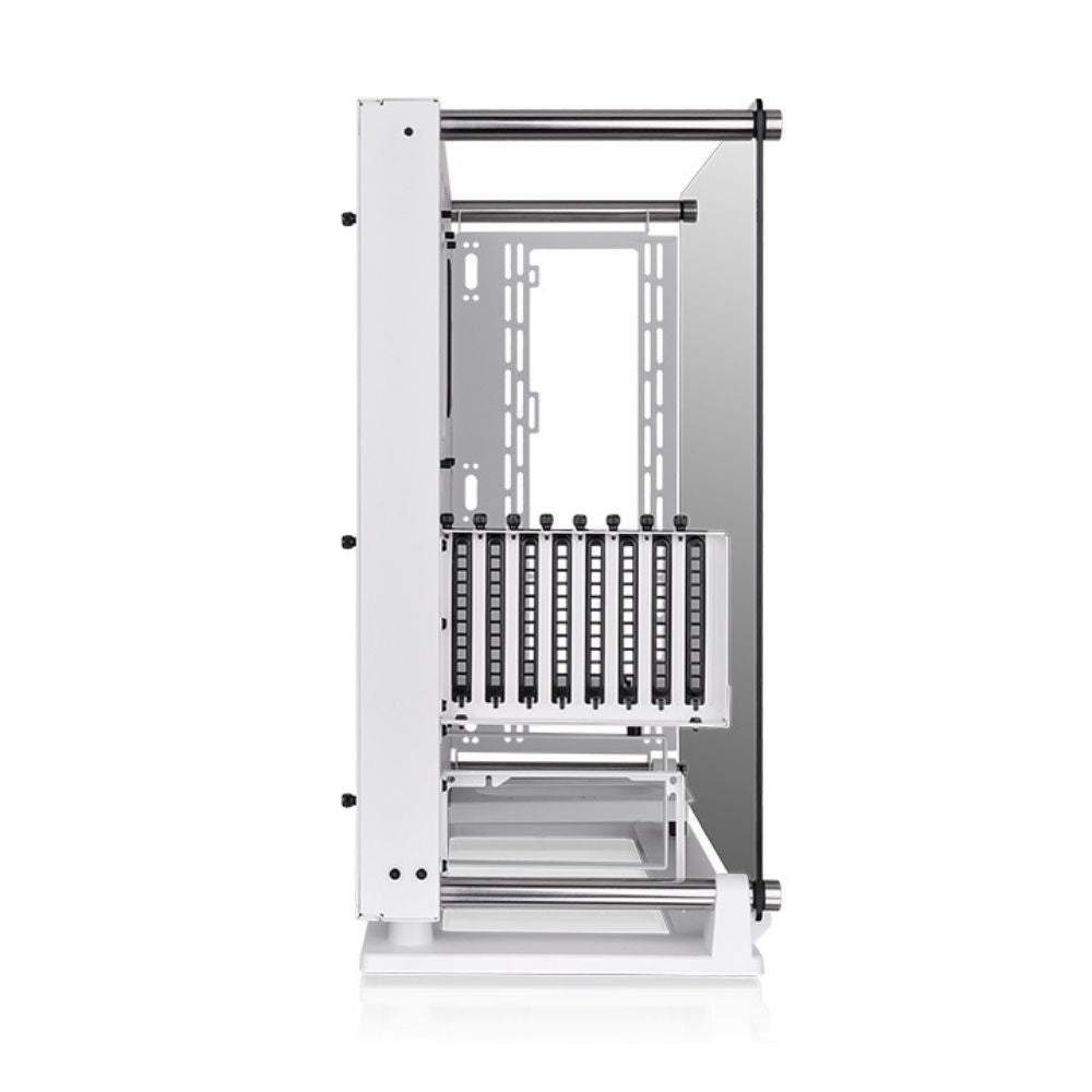 Gabinete Thermaltake Core P3 TG Pro Snow con Ventana Midi-Tower ATX/E-ATX/Micro ATX/Mini-ITX USB 3.0 sin Fuente sin Ventiladores Instalados Blanco