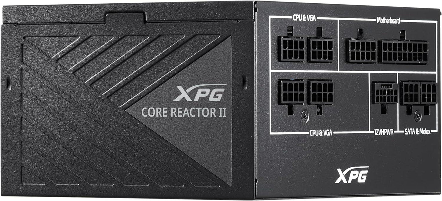 Fuente de Poder XPG CORE REACTOR II 80 PLUS Gold, 24-pin ATX, 120mm, 750W