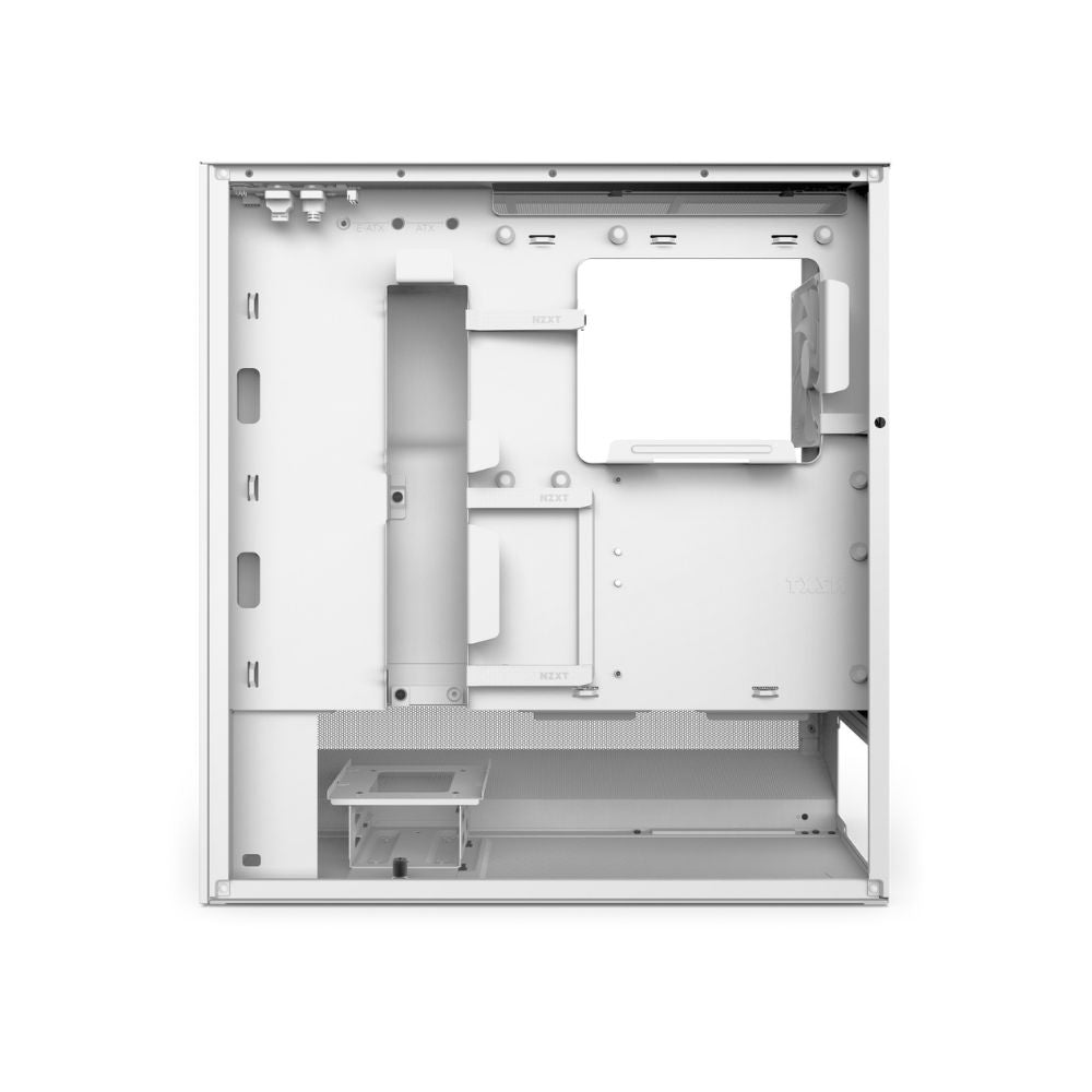 Gabinete NZXT H5 Flow Blanco | Midi Tower | ATX/EATX/Micro-ATX/Mini-ITX | USB 3.0 | Sin Fuente | 2 Ventiladores