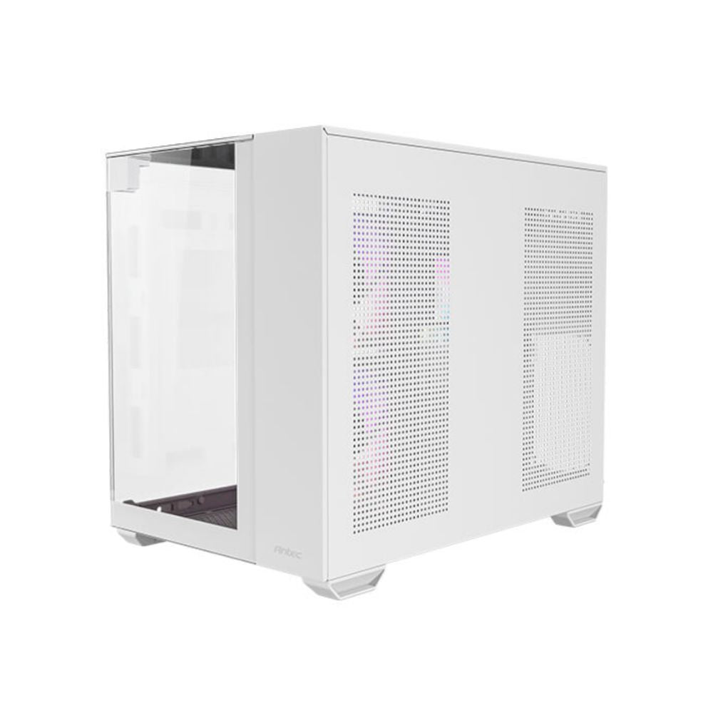 Gabinete Antec CX600M TRIO ARGB Blanco | Mini Tower | Micro-ATX/Mini-ITX | USB 2.0/3.0 | Sin Fuente | 3 Ventiladores