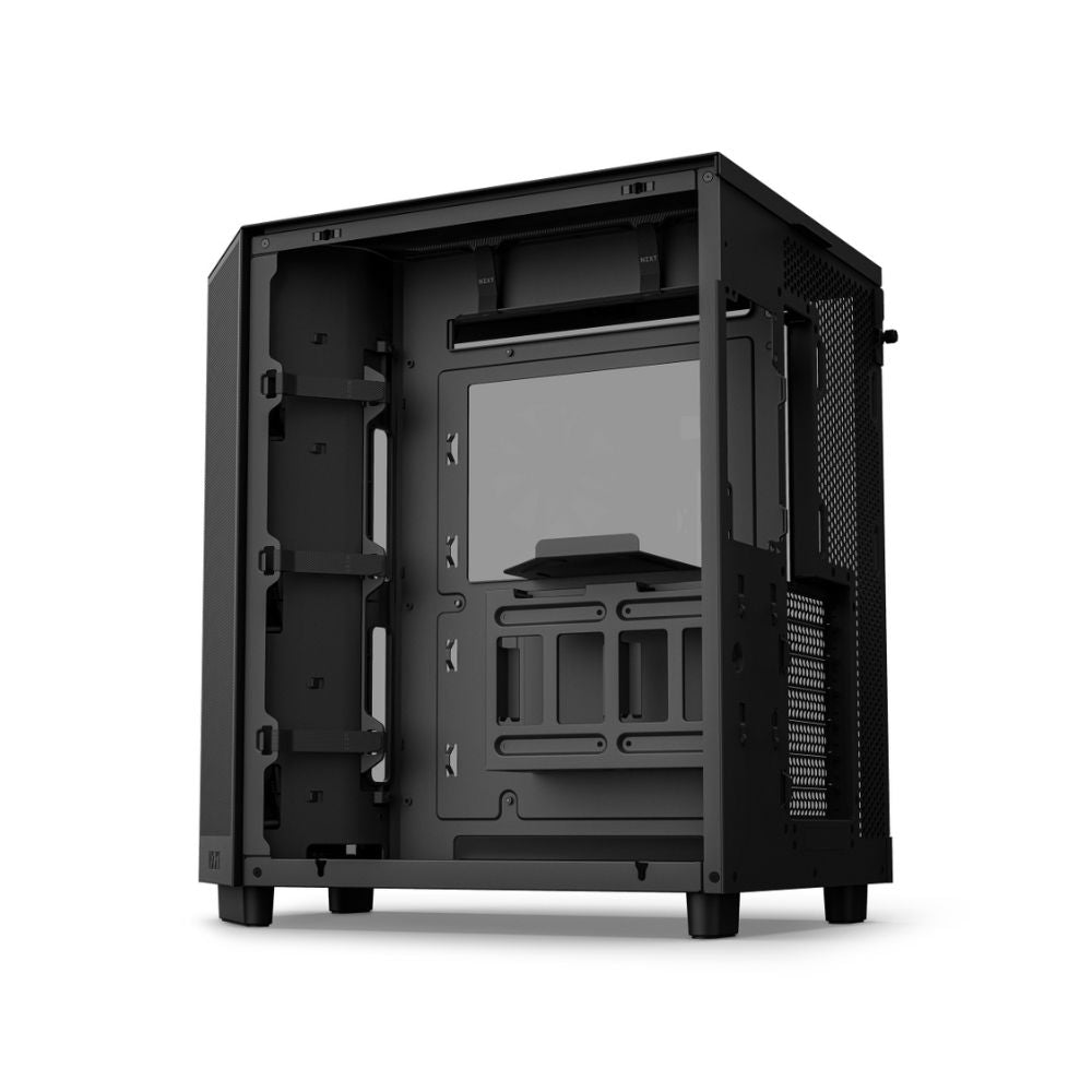 Gabinete NZXT H6 Flow RGB Negro | Midi Tower | ATX/Micro-ATX/Mini-ITX | USB 3.0 | Sin Fuente | 3 Ventiladores