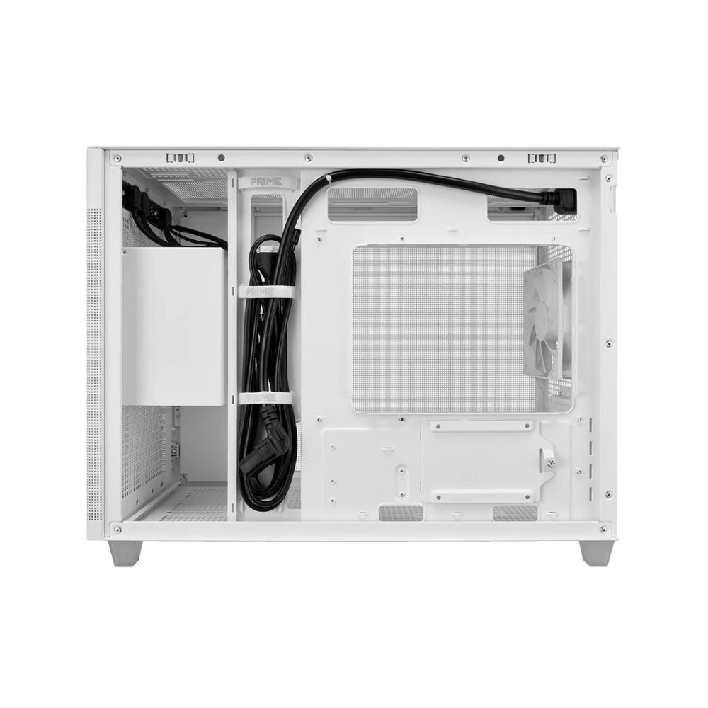 Gabinete ASUS Prime AP201 Blanco | Micro Tower | Micro-ATX/Mini-ITX | USB 3.0 | Sin Fuente