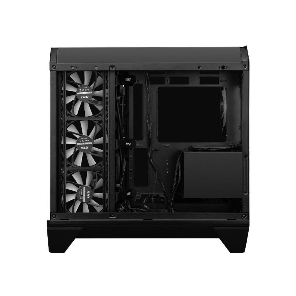 Gabinete MSI MAG PANO 120R PZ Negro | Midi Tower | Micro-ATX/Mini-ITX | USB 3.0 | Sin Fuente | 1 Ventilador