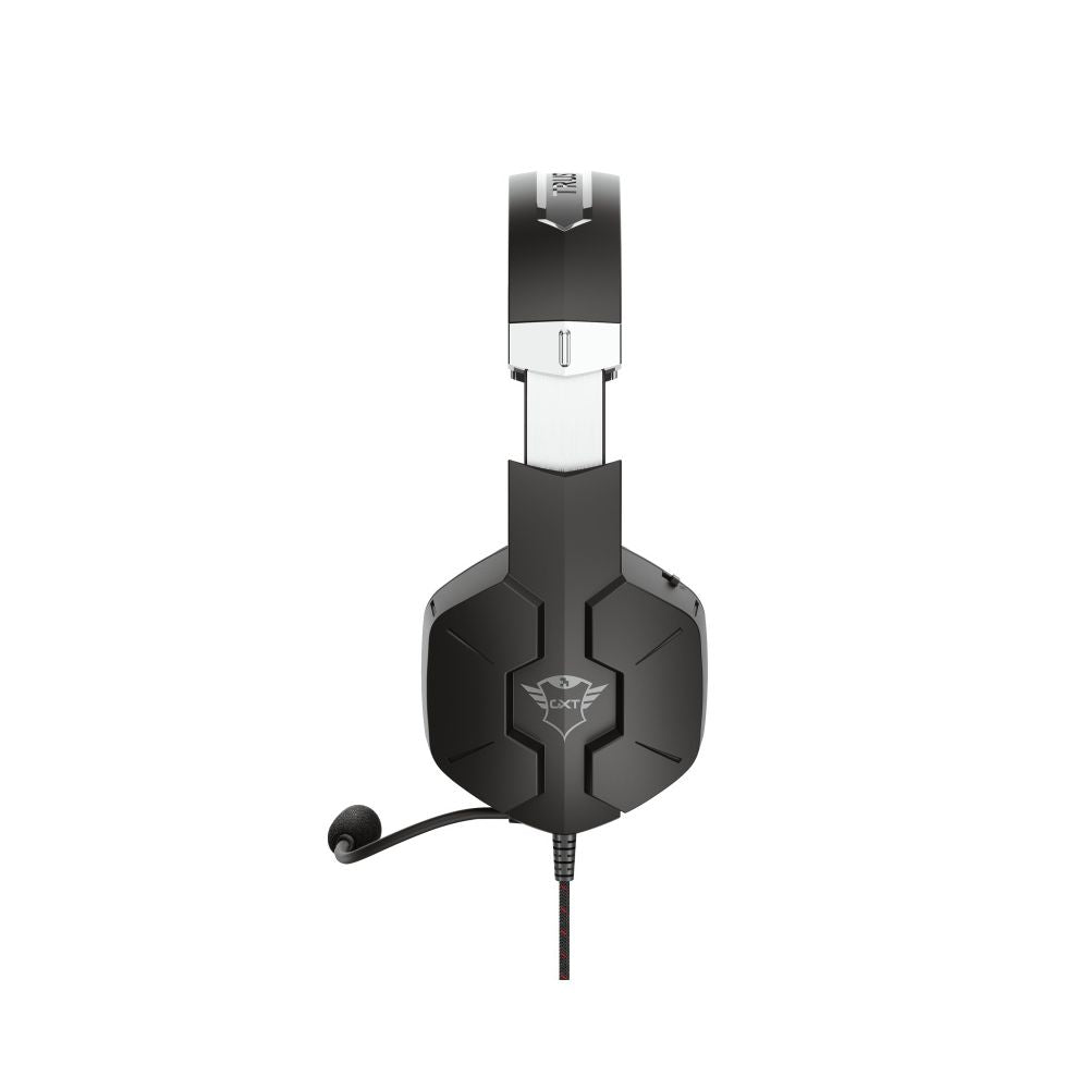 Audifonos Gamer Trust GXT 323 Carus Negro/Rojo | Diadema | 3.5 mm | 1.2 m | Micrófon