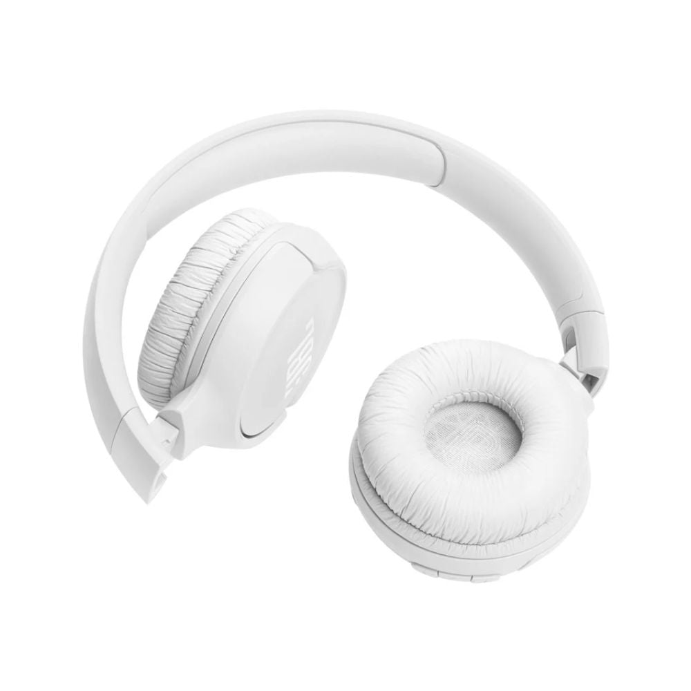 Audifonos JBL Tune 520 Blanco | On-Ear Bluetooth | 57H Batería | Pure Bass