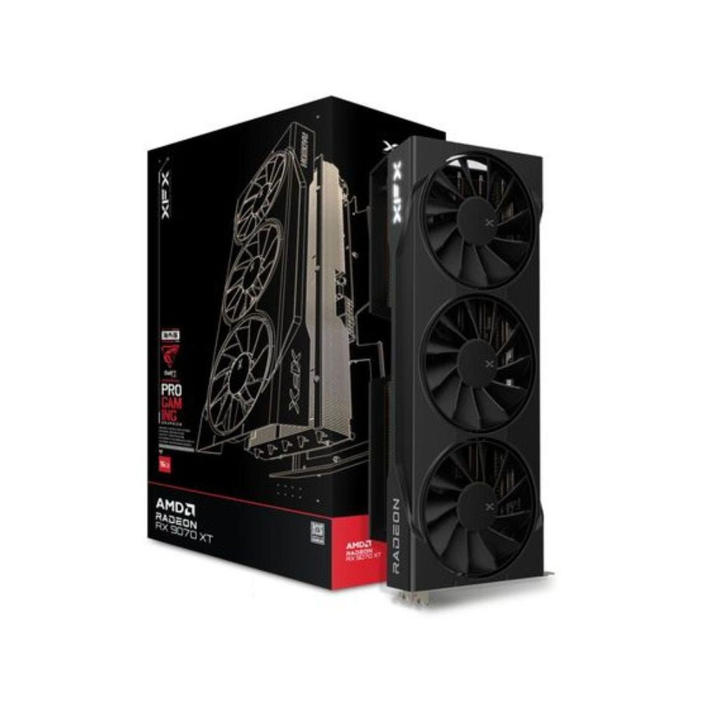 Tarjeta de video XFX RX 9070 XT Speedster SWIFT Triple Fan 16GB | PCIe 5.0 | GDDR6 256-bit | RDNA 4 | Triple Fan