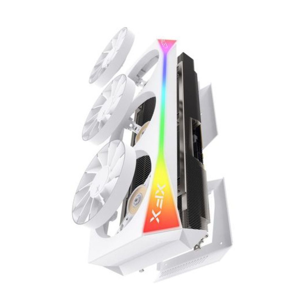 Tarjeta de Video XFX AMD Radeon RX 9070 XT OC White Magnetic Air Edition 16GB 256-bit GDDR6 PCI Express 5.0