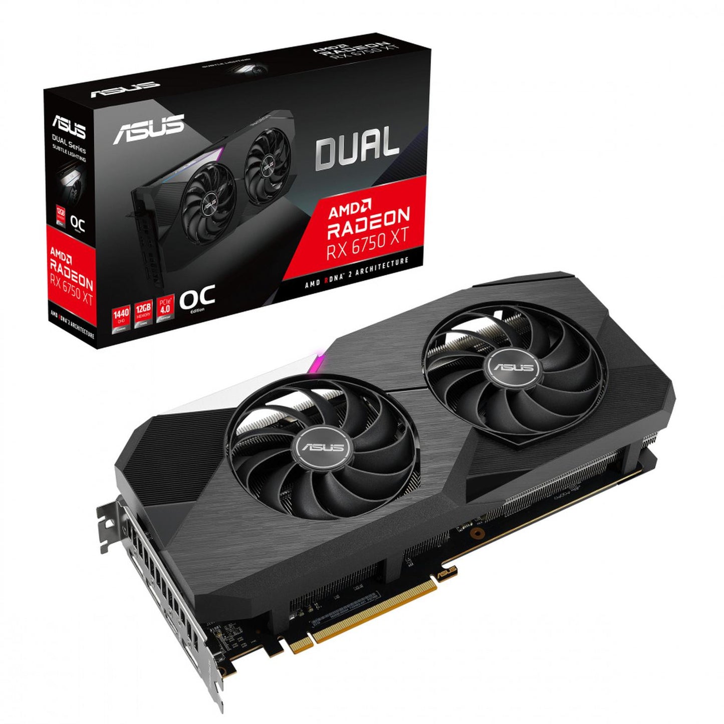 Tarjeta de Video ASUS AMD Dual Radeon RX 6750 XT OC, 12GB 192-bit GDDR6, PCI Express 4.0