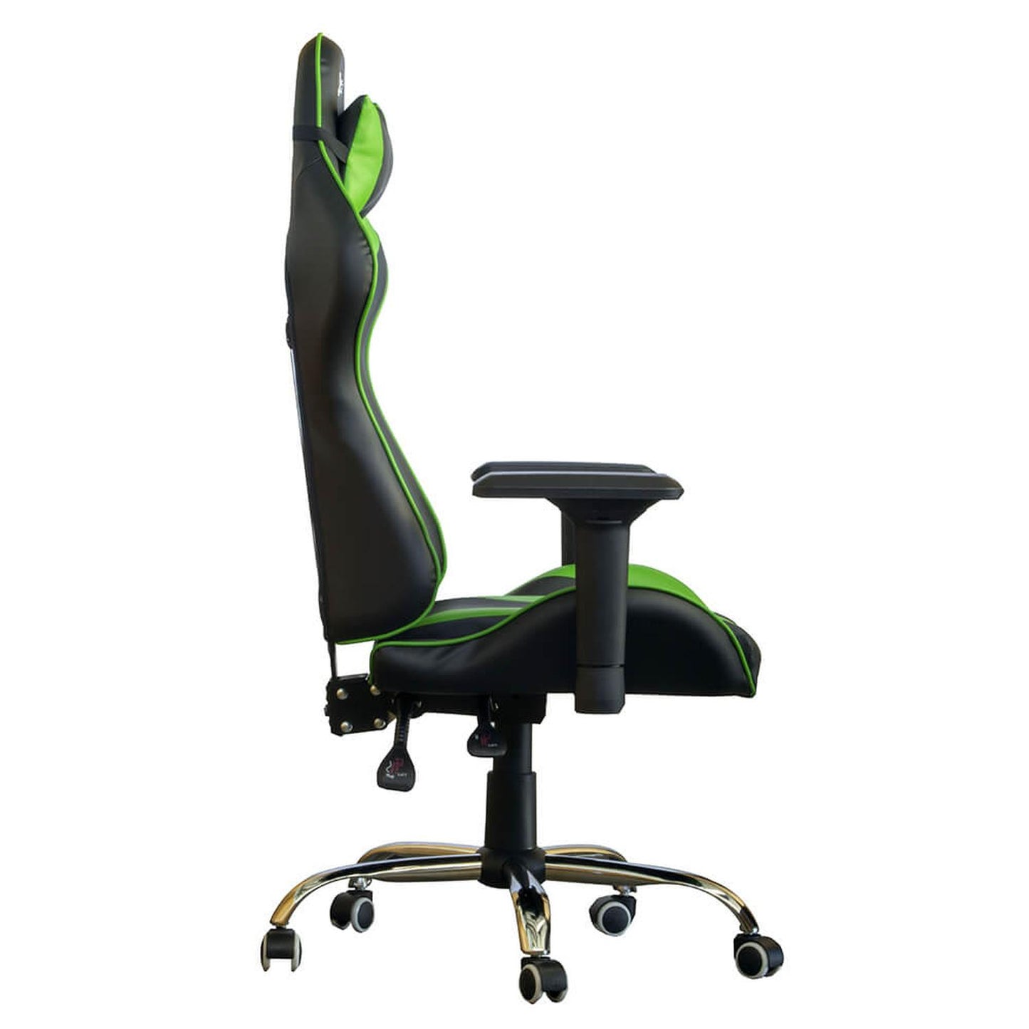 XZEAL Silla Gamer XZ10, hasta 115KG, Negro/Verde