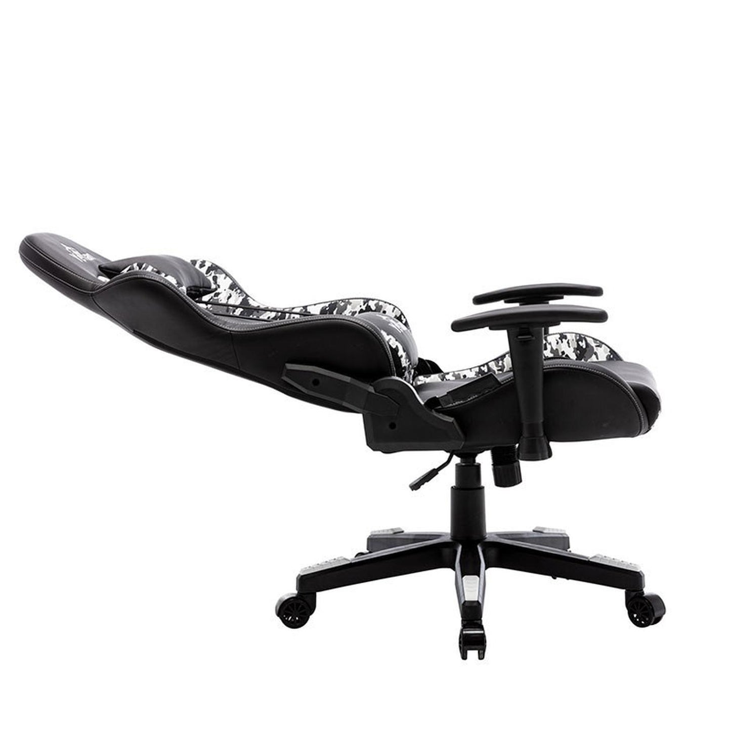 Yeyian Silla Gamer Ryuji Snow Camouflage, hasta 150kg, Negro/Blanco