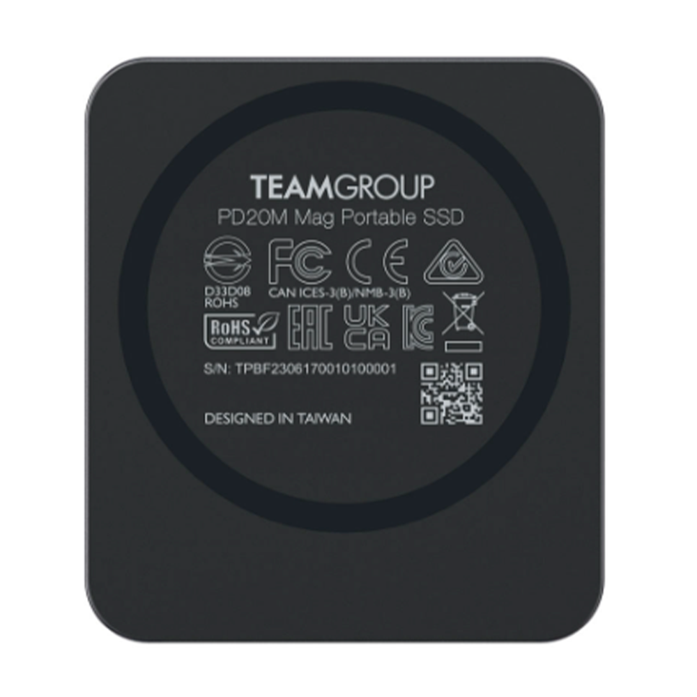 Unidad de Estado Sólido - Team Group PD20M Mag | 2TB | USB 3.2 Gen 2x2 Type-C | Compatible con MagSafe