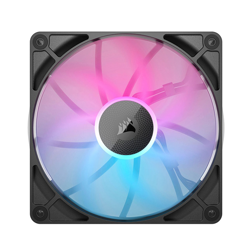 Kit de Ventiladores - Corsair iCUE LINK RX140 RGB | 140mm | 2 en 1 | Negro