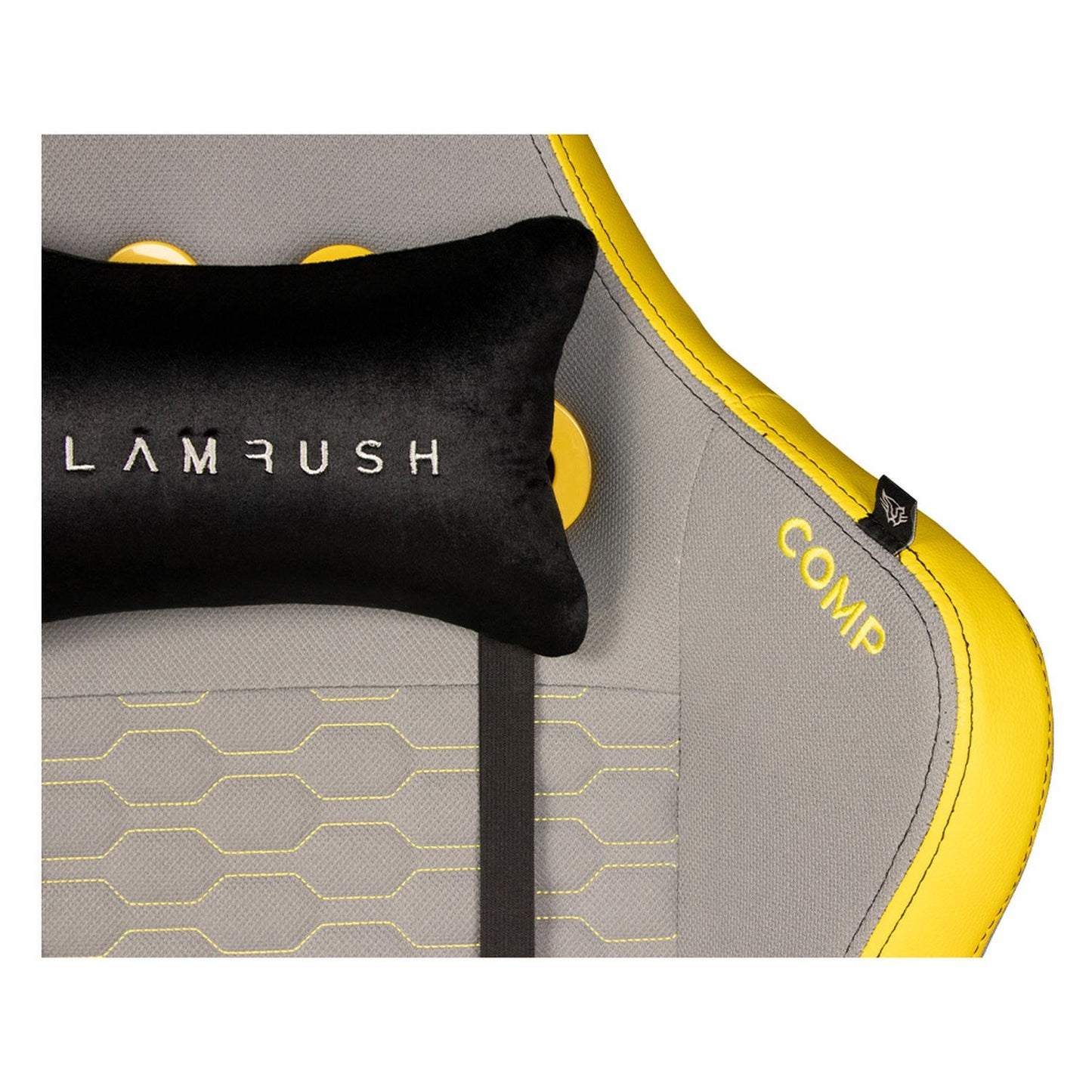 Balam Rush Silla Gamer Thunder Comp, hasta 150Kg, Amarillo/Gris