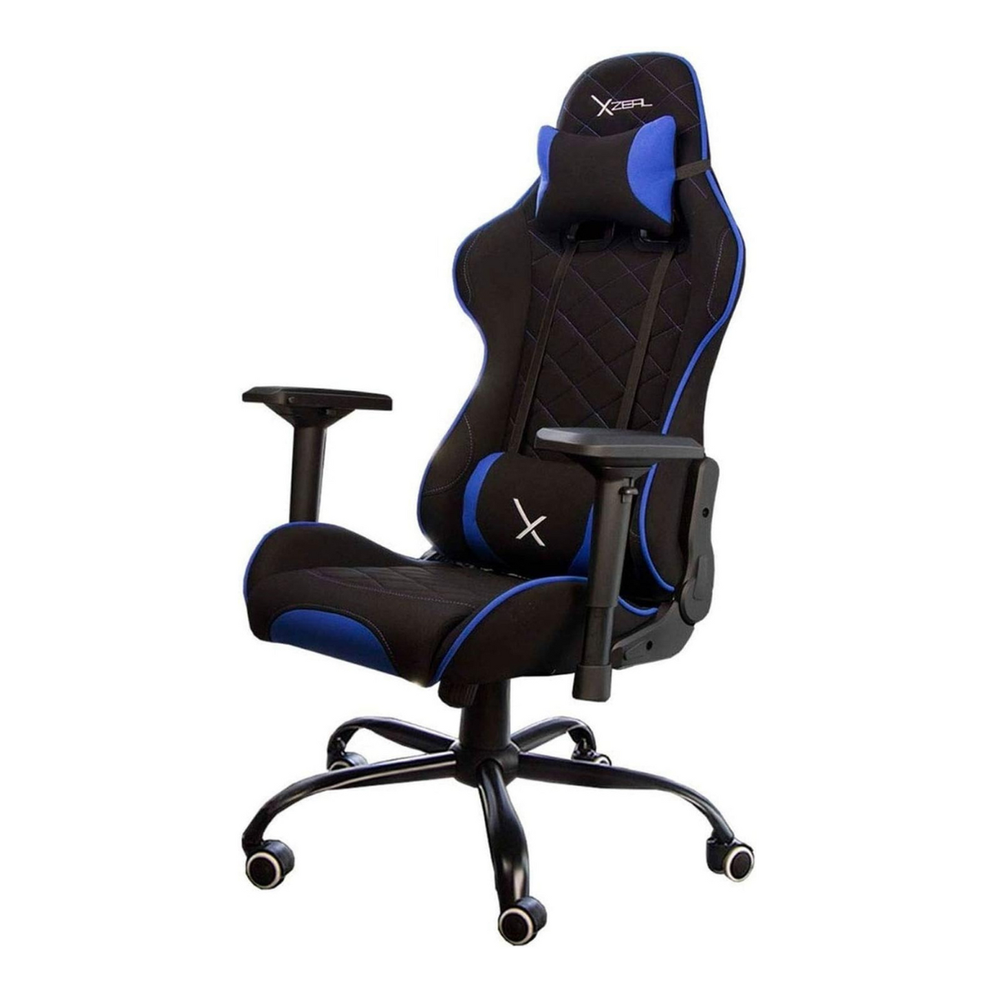 Xzeal Silla Gamer XZ25, hasta 150Kg, Negro/Azul