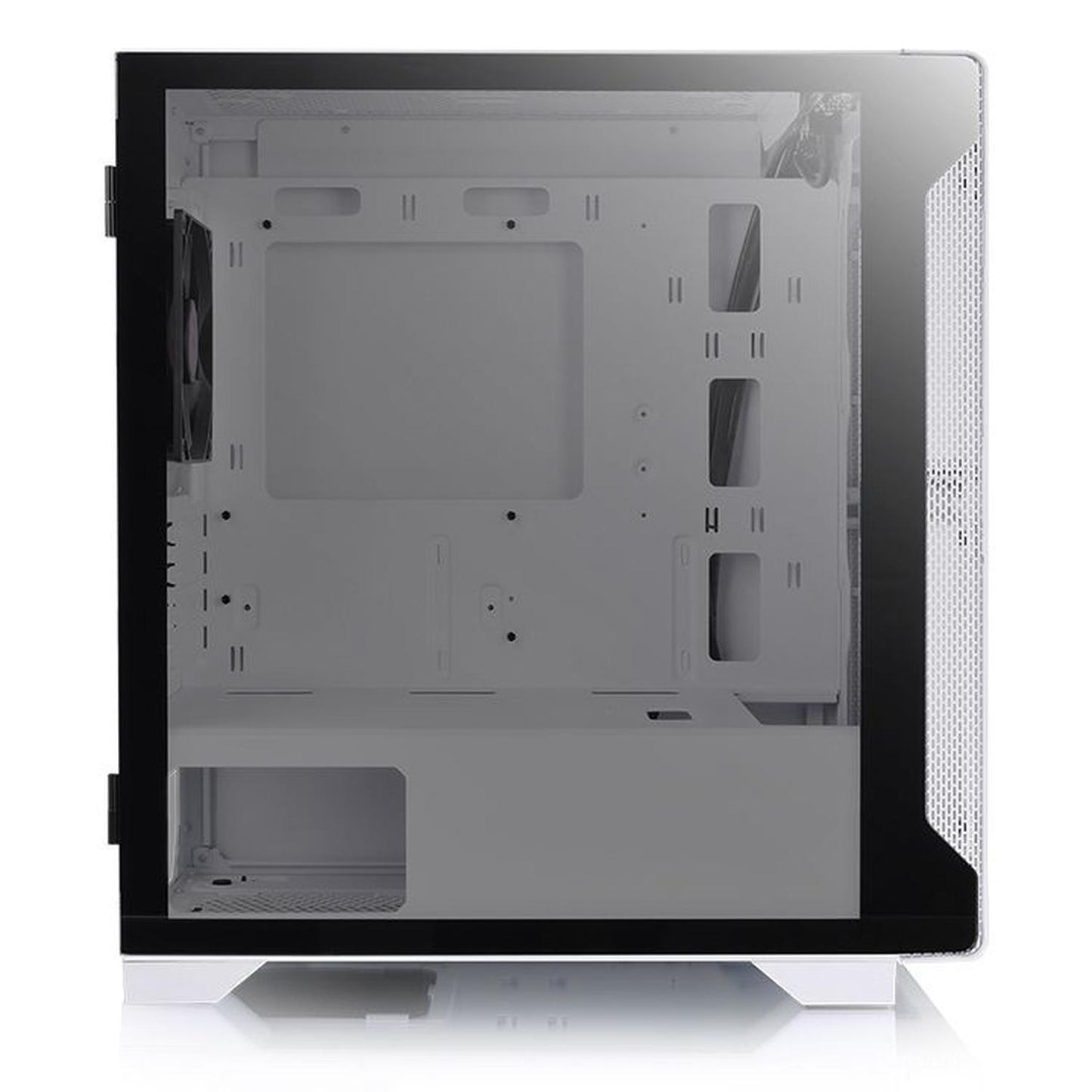 Gabinete Thermaltake S100 TG Snow con Ventana, Micro-Tower, Micro ATX/Mini-ITX, USB 3.0, sin Fuente, 1 Ventilador Instalado, Blanco