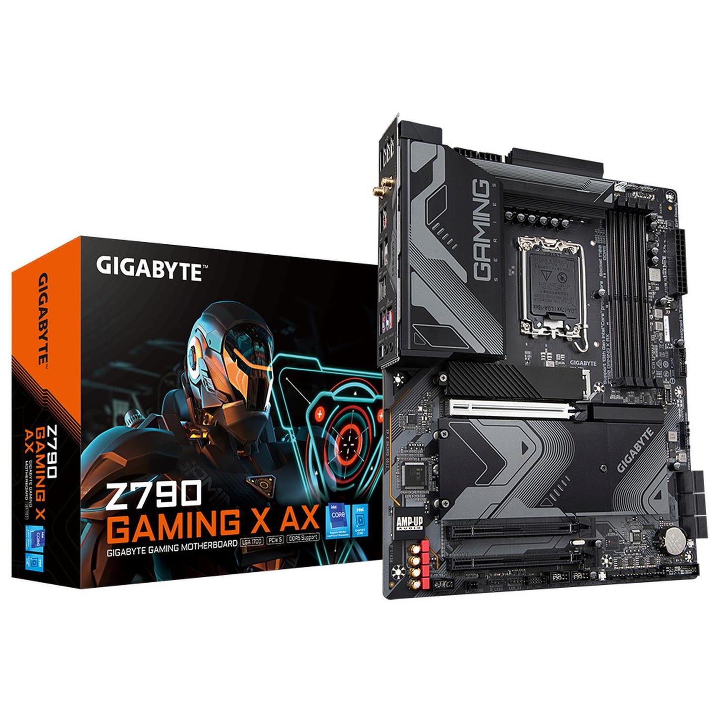 Tarjeta Madre Gigabyte ATX Z790 GAMING X AX, S-1700, Intel Z790 Express, 128GB DDR5 para Intel