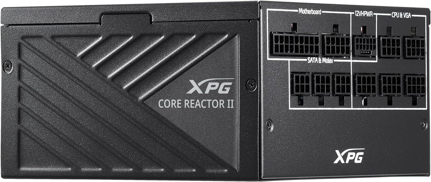 Fuente de Poder XPG CORE REACTOR II 80 PLUS Gold, 24-pin ATX, 120mm, 1000W