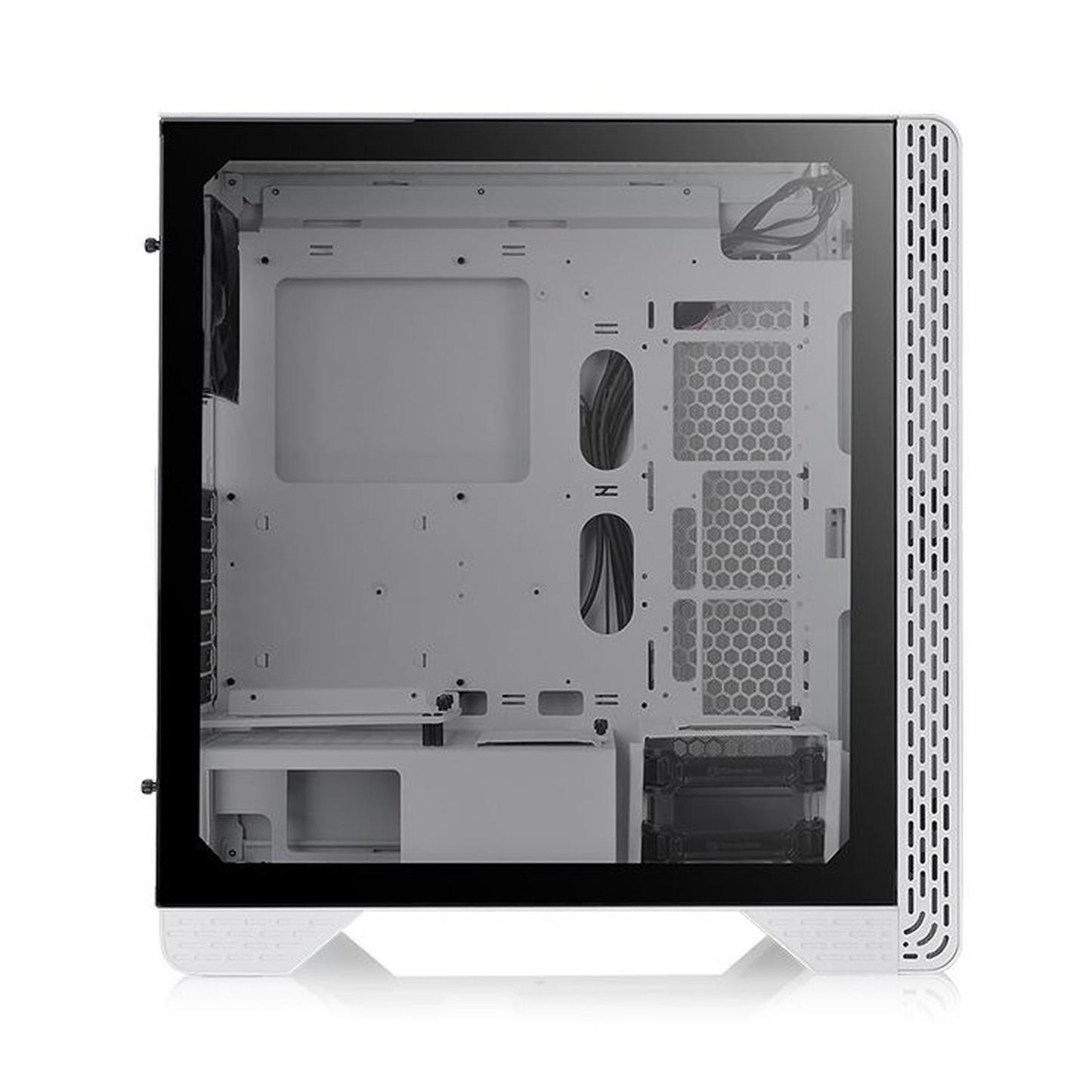 Gabinete Thermaltake S300 TG Snow con Ventana, Midi Tower, ATX/Micro ATX/Mini-ITX, USB 2.0/3.0, sin Fuente, 2 Ventiladores Instalados, Blanco