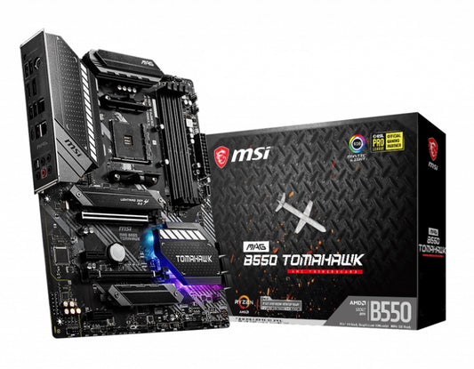 Tarjeta Madre MSI ATX MAG B550 TOMAHAWK, S-AM4, AMD B550, HDMI, 128GB DDR4 para AMD ― Requiere Actualización de BIOS para la Serie Ryzen 5000