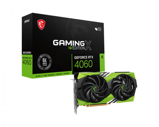 Tarjeta de Video MSI NVIDIA GeForce RTX 4060 GAMING X NV EDITION 8G, 8GB 128-bit GDDR6, PCI Express 4.0