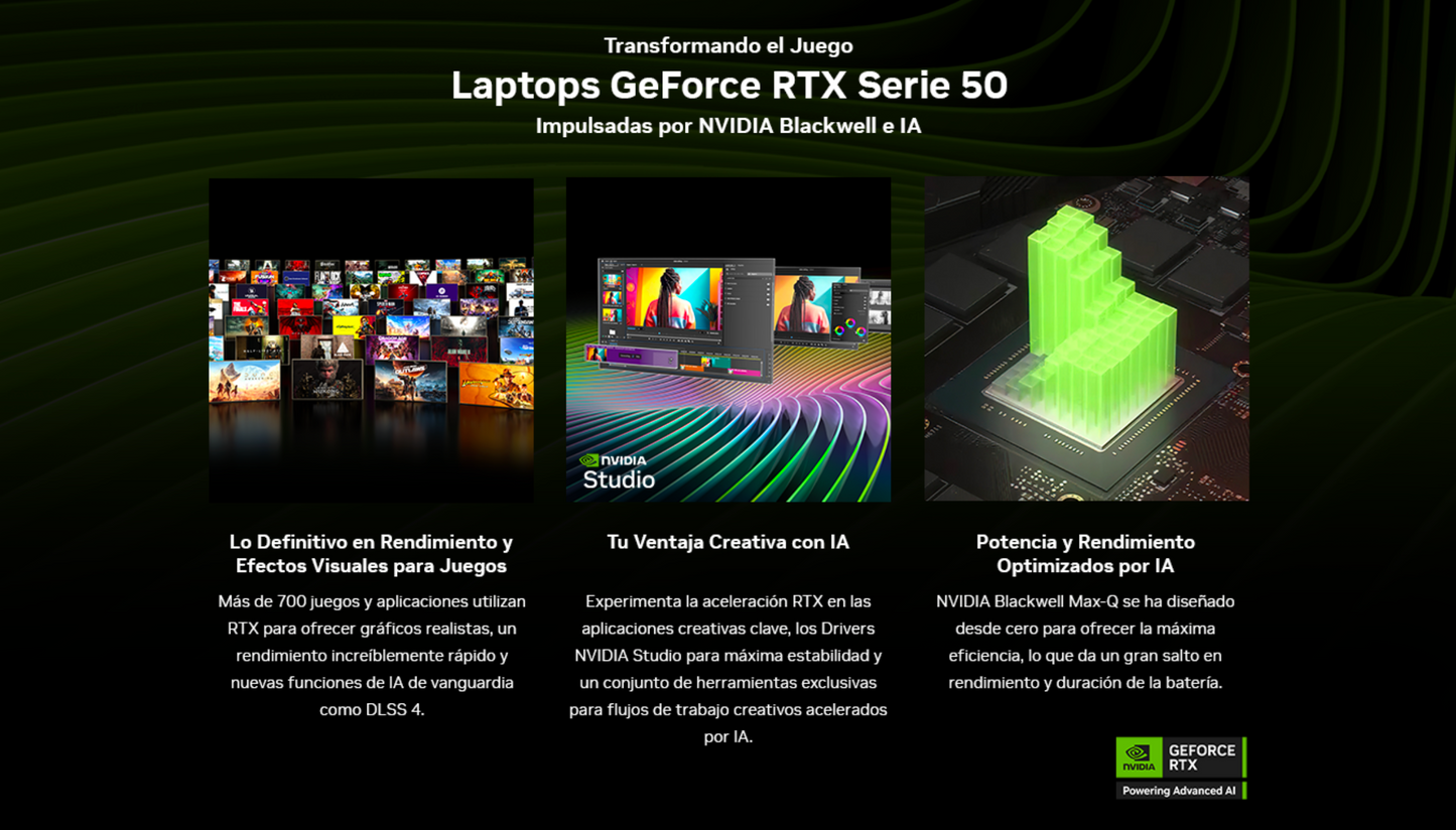 Laptop Gamer Gigabyte AERO X16 1VH 16" 2560x1600 AMD Ryzen AI 7 350 NVIDIA GeForce RTX 5060 Memoria RAM y SSD Configurable Windows 11 Home Español