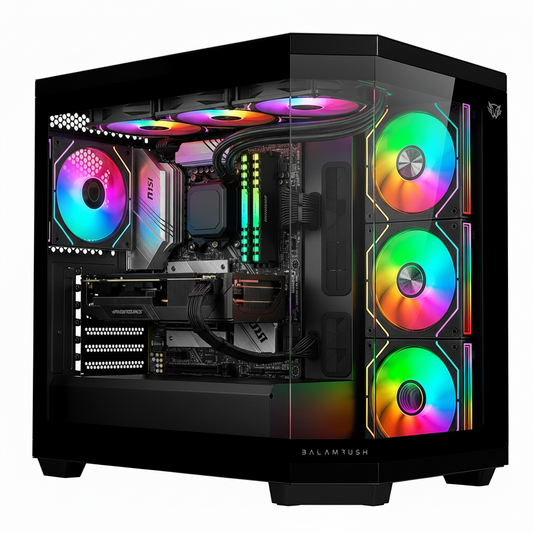 PC Gamer KRON PCKRON-2 Mid Tower AMD Ryzen 9 7900X GeForce RTX 5060 Memoria RAM y SSD Configurable Enfriamiento Líquido ARGB Windows 11 Prueba