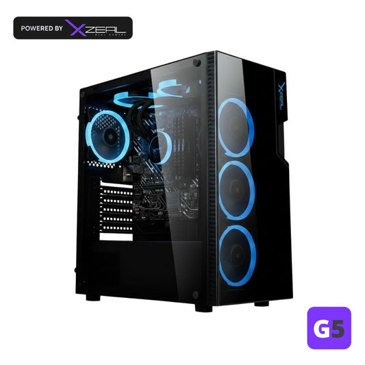 PC KRON PCKRON-11 M-ATX Intel Core i5 con Intel UHD Graphics 770 Memoria RAM y SSD Configurable Enfriamiento Líquido ARGB Windows 11 Prueba + teclado de regalo