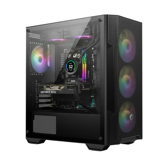 PC Gamer KRON PCKRON-19 Micro-ATX RTX 4060 AMD Ryzen 7 Memoria RAM y SSD Configurable Enfriamiento Líquido RGB Windows 11 Prueba